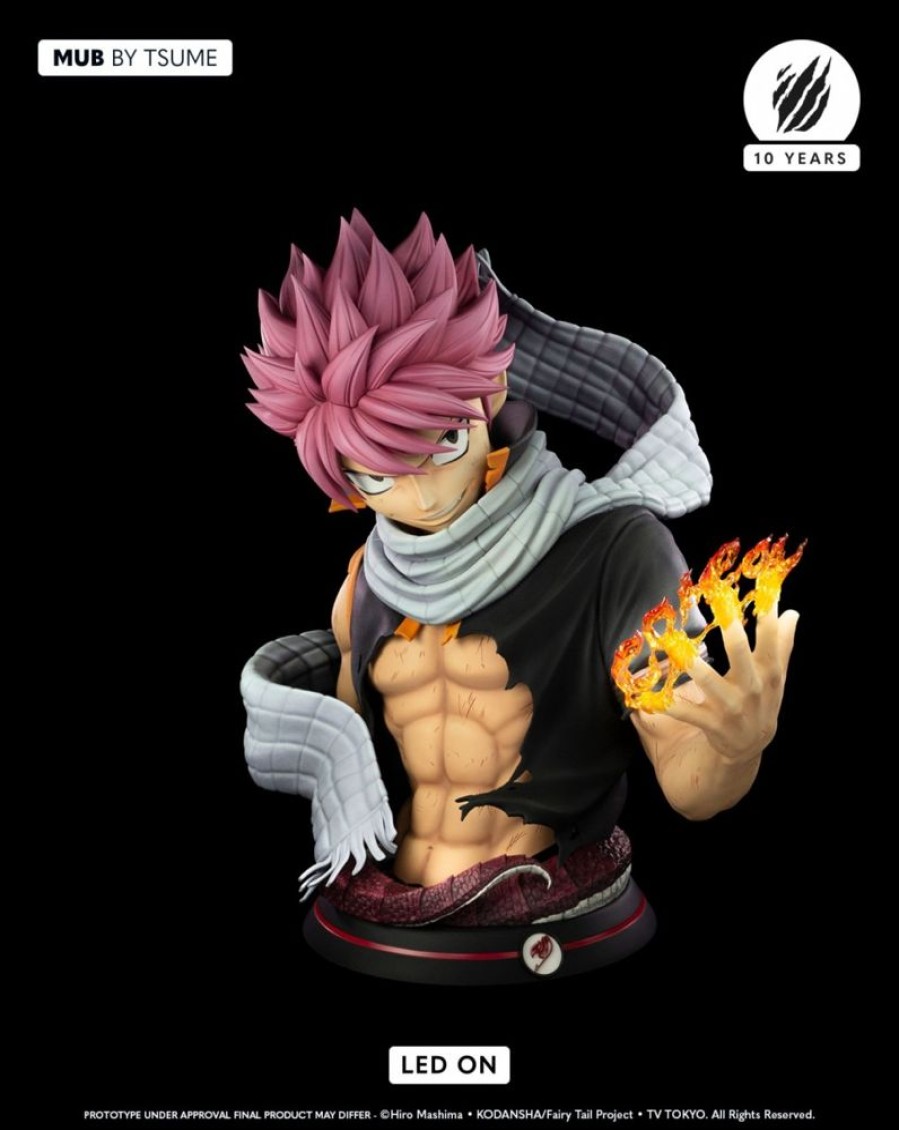 Shop Tsume Premium Statues | Fairy Tail - Natsu Dragneel Buste / Mub: Tsume