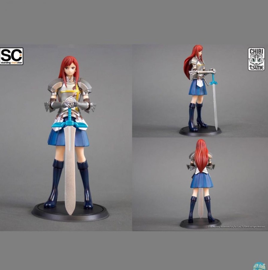 Shop Tsume Tsume Figuren & Statuen | Fairy Tail - Erza Scarlett Figur - Standing Characters: Tsume