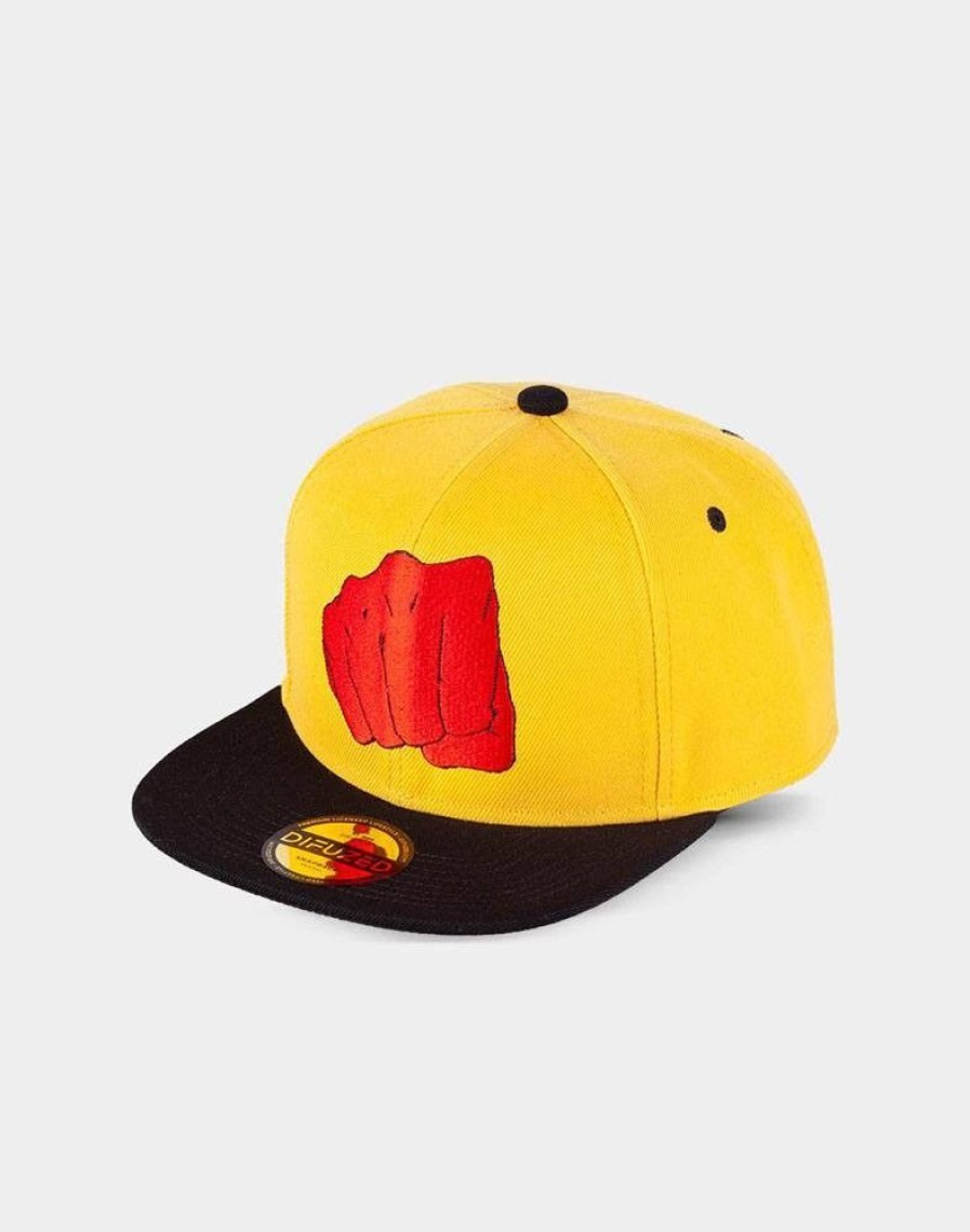 Shop Difuzed Caps, Hute & Mutzen | One Punch Man - Snapback Cap / Fist Logo: Difuzed