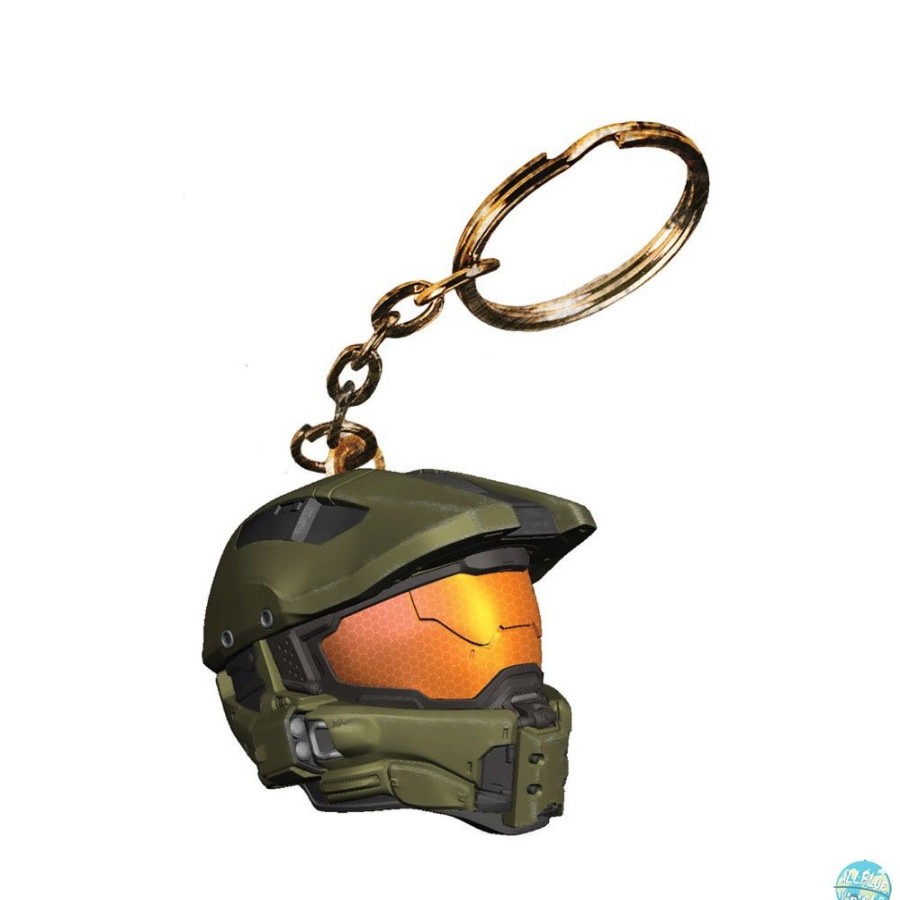 Shop A Crowded Coop Keychain | Halo 4 A Crowded Coop Vinyl Schlusselanhanger Master Chief Helmet 4Cm