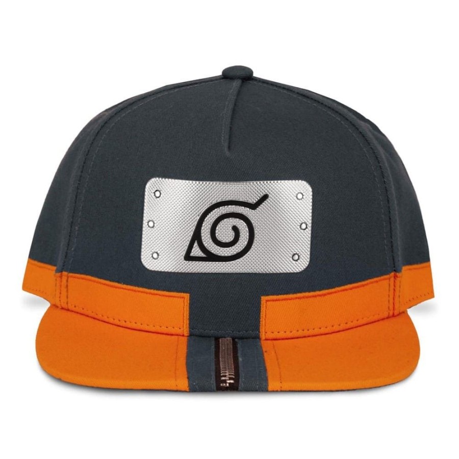 Shop Difuzed Caps, Hats & Caps | Naruto Shippuden - Snapback Cap Blue Logo: Difuzed