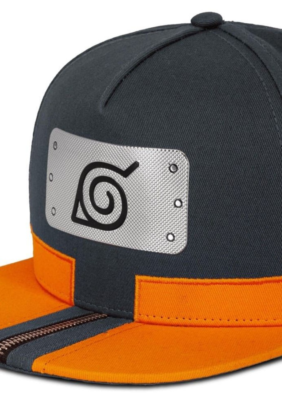 Shop Difuzed Caps, Hats & Caps | Naruto Shippuden - Snapback Cap Blue Logo: Difuzed