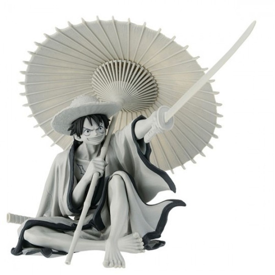 Shop Banpresto One Piece Figure | One Piece - Monkey D. Ruffy Figur / Bwfc - B&W Color: Banpresto