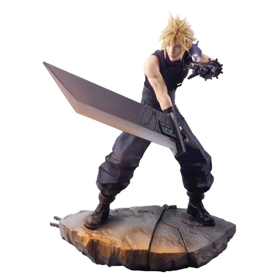 Shop Default Action Figures | Final Fantasy Vii Rebirth - Cloud Strife Statue / Static Arts Gallery: Square-Enix