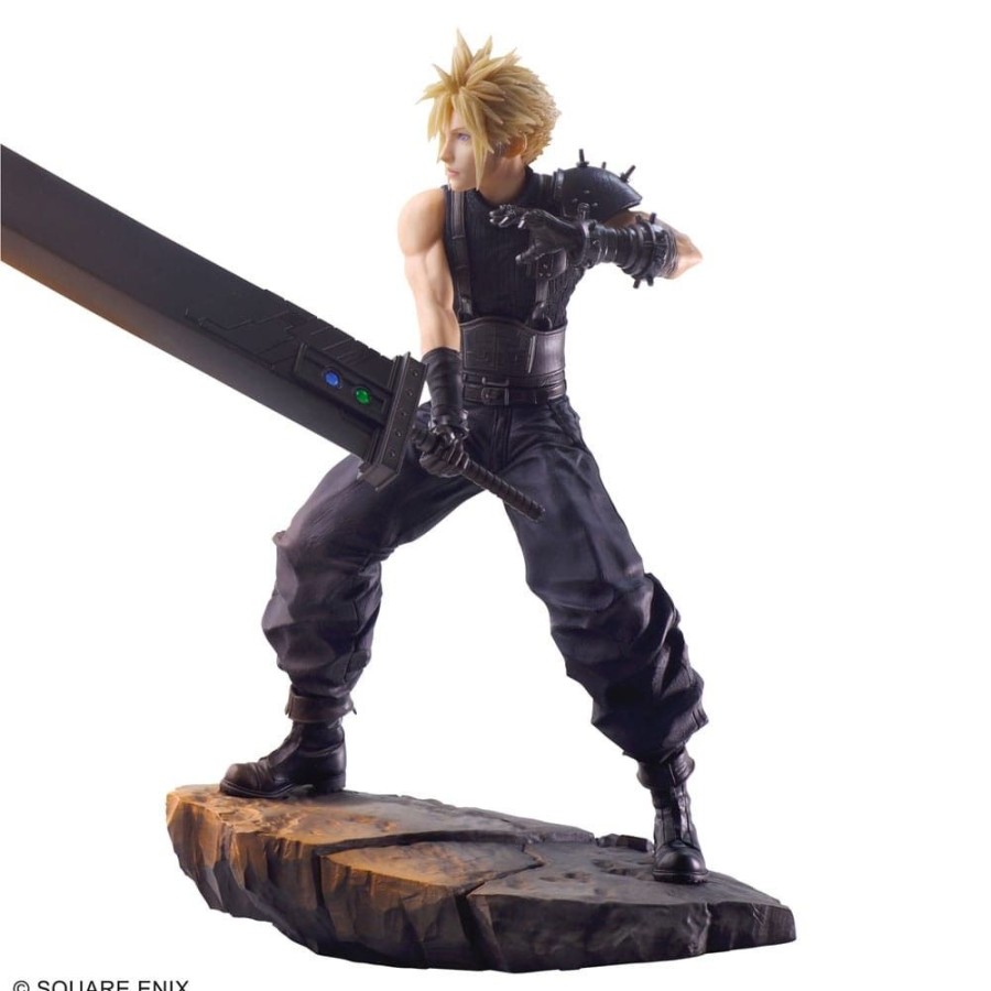 Shop Default Action Figures | Final Fantasy Vii Rebirth - Cloud Strife Statue / Static Arts Gallery: Square-Enix