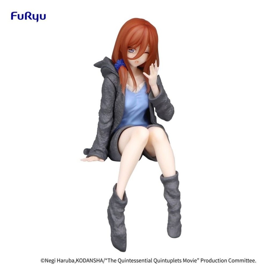 Shop Furyu Anime Prize Figures | The Quintessential Quintuplets Noodle Stopper - Miku Nakano Statue / Loungewear Ver.: Furyu