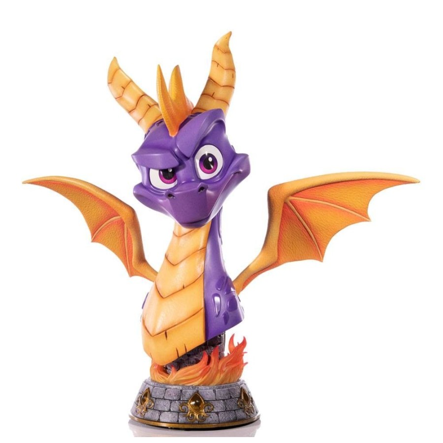 Shop First 4 Figures Premium Statuen | Spyro Reignited Trilogy - Spyro Life-Size Buste: First 4 Figure