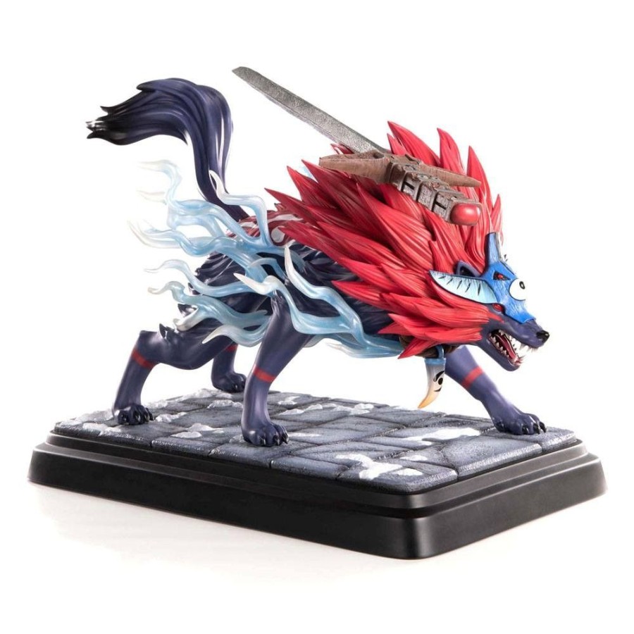 Shop First 4 Figures Premium Statues | Okami - Oki (Wolf Form) Statue: First 4 Figures