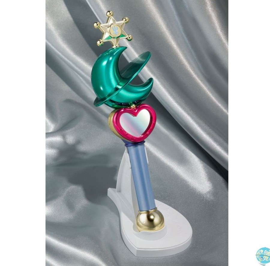 Shop Tamashii Nations Replica | Sailor Moon - Sailor Neptun Verwandlungsstab 1/1 Proplica - Web Exclusive: Bandai