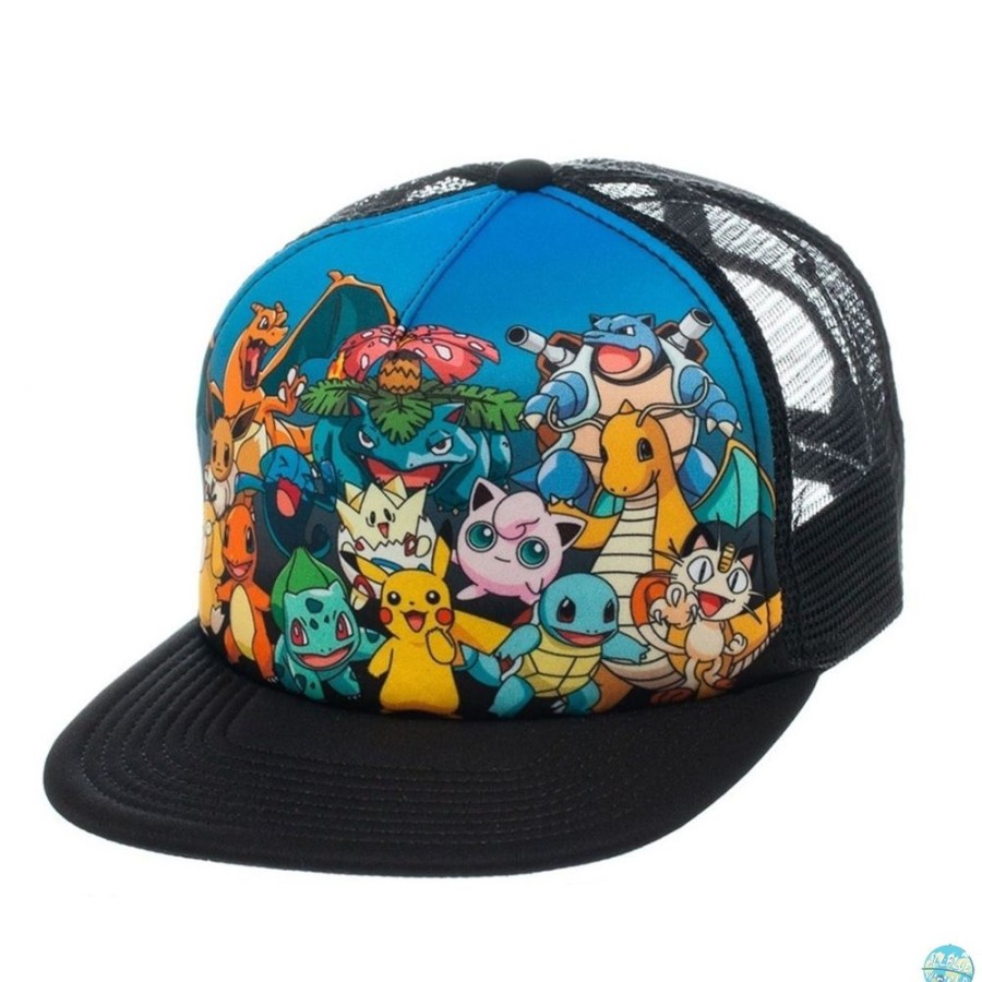 Shop Bioworld Merchandising Caps, Hats & Caps | Pokemon - Characters Trucker Cap: Bioworld