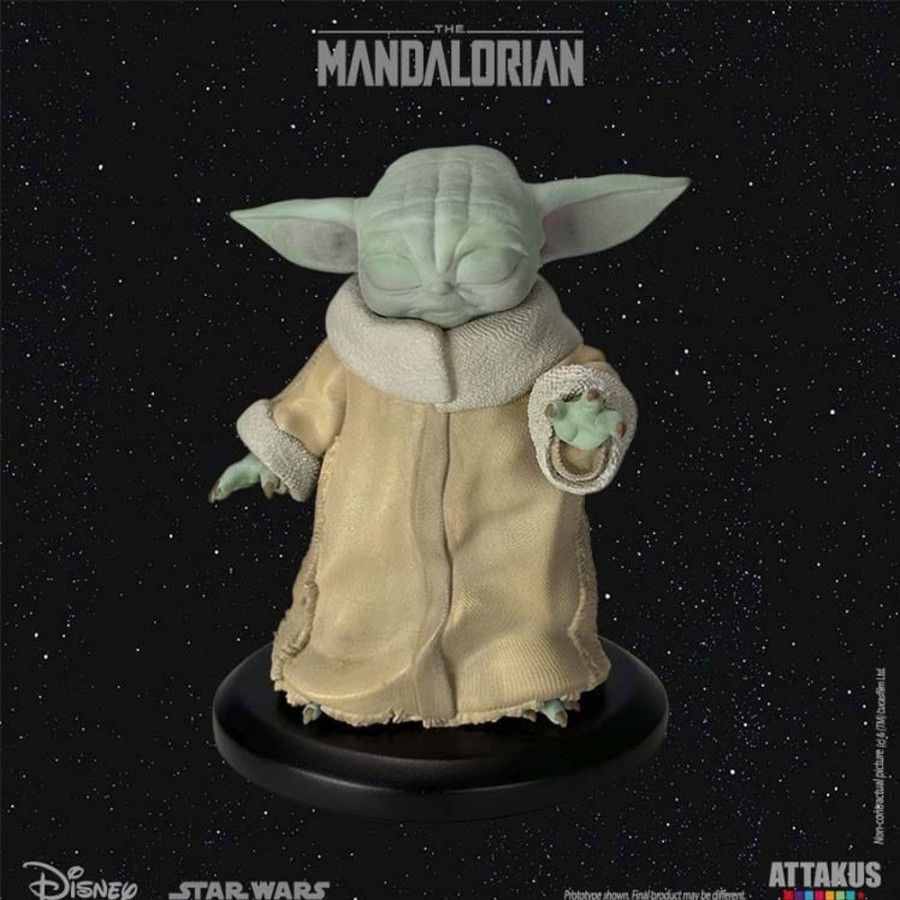 Games & Tv Default | Star Wars The Mandalorian Classic Collection - Grogu Using The Force Statue: Attakus