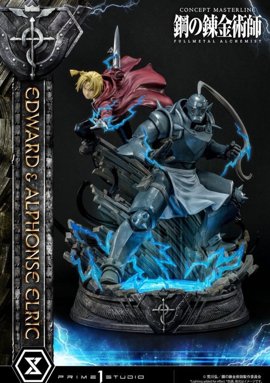 Shop Prime 1 Studio Premium Statues | Fullmetal Alchemist - Edward & Alphonse Elric Statue: Prime 1 Studio