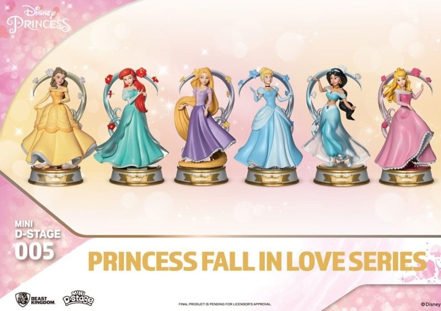 Cinema & Comic Beast Kingdom Toys | Disney Mini Diorama Stage - Princess Fall In Love Series Beast Kingdom Toys