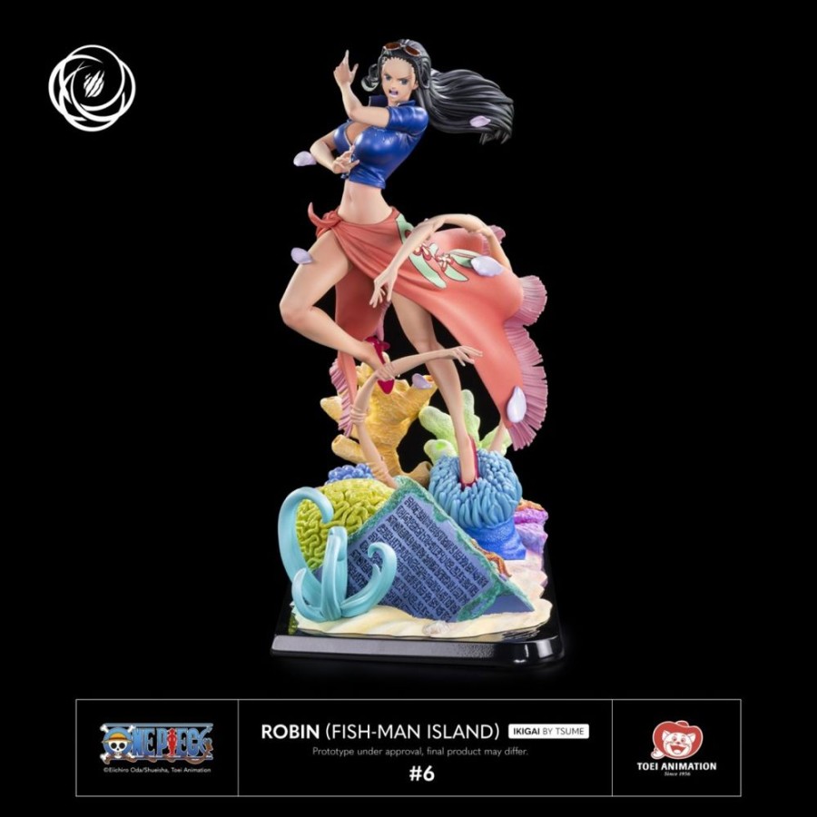 Shop Tsume Tsume Figuren & Statuen | One Piece - Nico Robin Statue / Fish-Man Island - Ikigai: Tsume