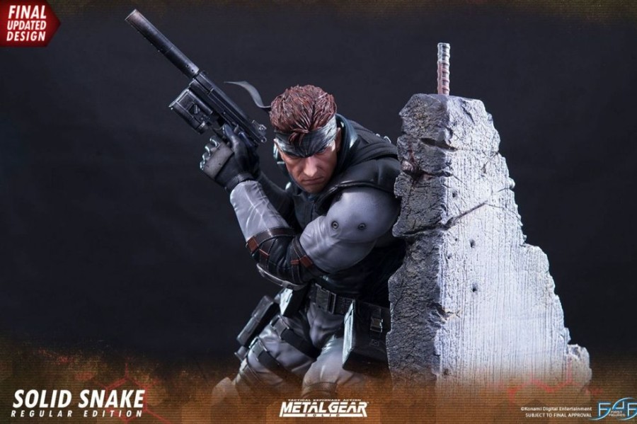 Games & Tv First 4 Figures | Metal Gear Solid - Solid Snake Statue [Neuauflage]: First 4 Figures