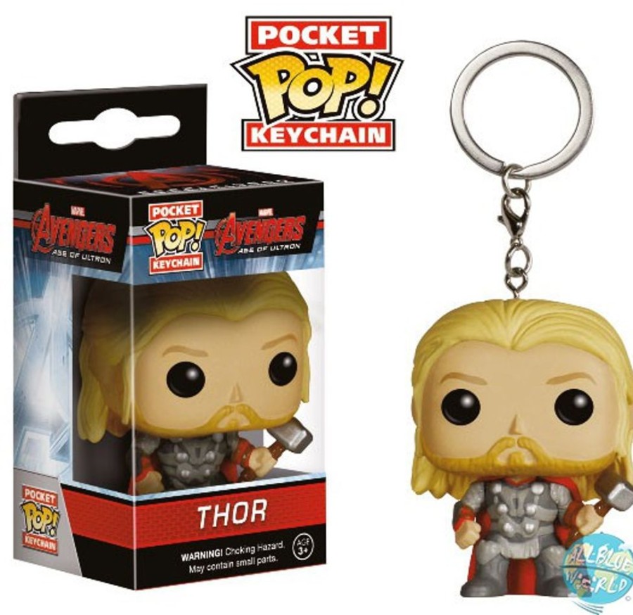 Shop Funko Keychain | Avengers Age Of Ultron Funko Pop! Vinyl Schlusselanhanger Thor 4 Cm