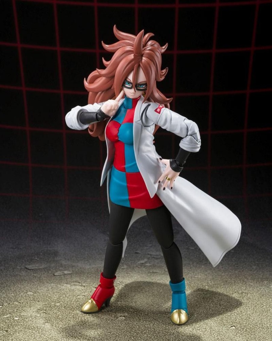 Shop Tamashii Nations Dragon Ball Figures | Dragon Ball Fighterz - Android 21 Actionfigur / S.H. Figuarts (Lab Coat): Tamashii Nations