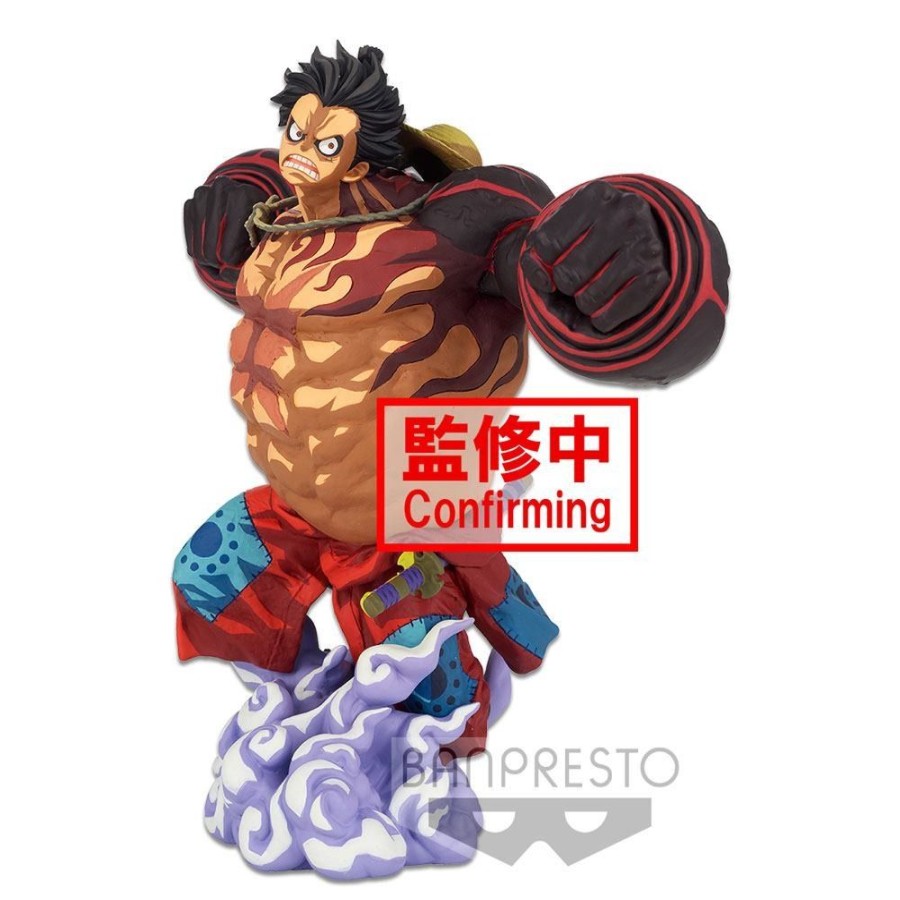 Shop Banpresto One Piece Figure | One Piece - Ruffy Gear4 Statue / Bwfc 3 Super Master Stars Piece - Two Dimensions: Banpresto