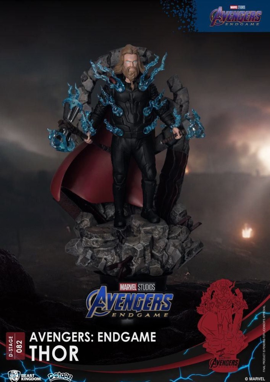 Shop Beast Kingdom Toys Anime Prize Figures | Avengers: Endgame - Thor Diorama / D-Stage: Beast Kingdom Toys