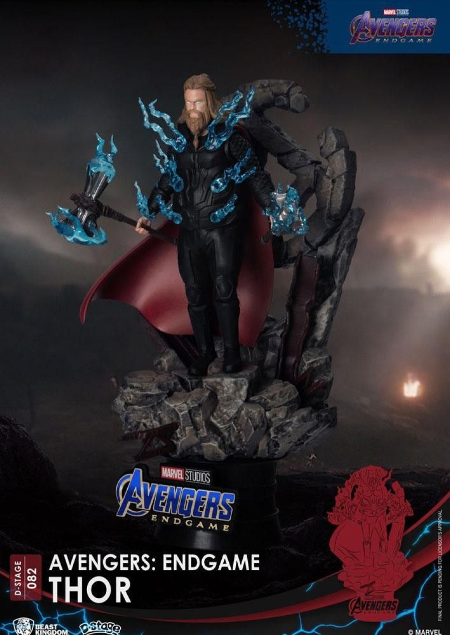 Shop Beast Kingdom Toys Anime Prize Figures | Avengers: Endgame - Thor Diorama / D-Stage: Beast Kingdom Toys