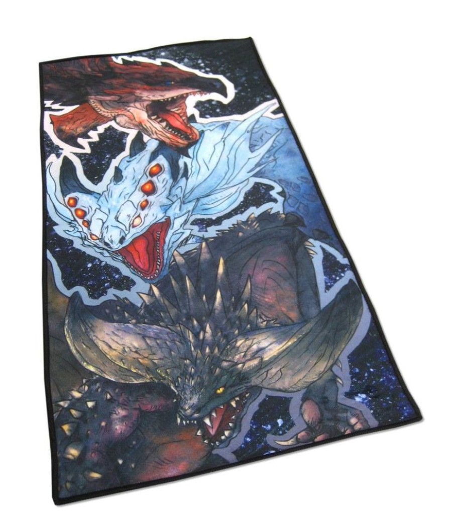 Shop Sakami Towels/Cloths | Monster Hunter World - Handtuch 150X75 / Motiv Rathalos, Xenojiva & Nergikante: Sakami