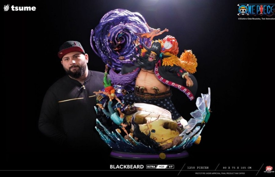 Shop Tsume Premium Statues | One Piece - Black Beard Statue /Ultra Hqs: Tsume