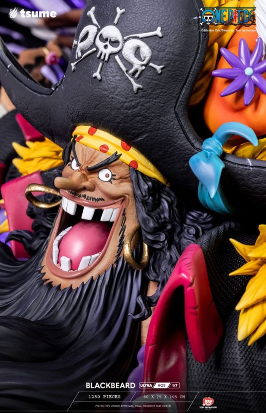 Shop Tsume Premium Statues | One Piece - Black Beard Statue /Ultra Hqs: Tsume