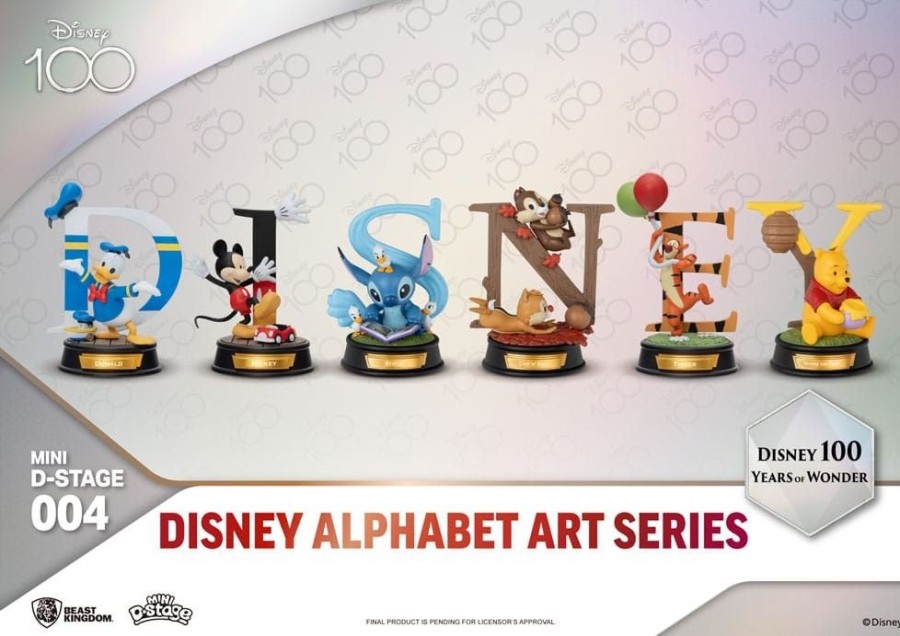 Cinema & Comic Beast Kingdom Toys | Disney Mini Diorama Stage - 100 Years Of Wonder-Disney Alphabet Art: Beast Kingdom Toys