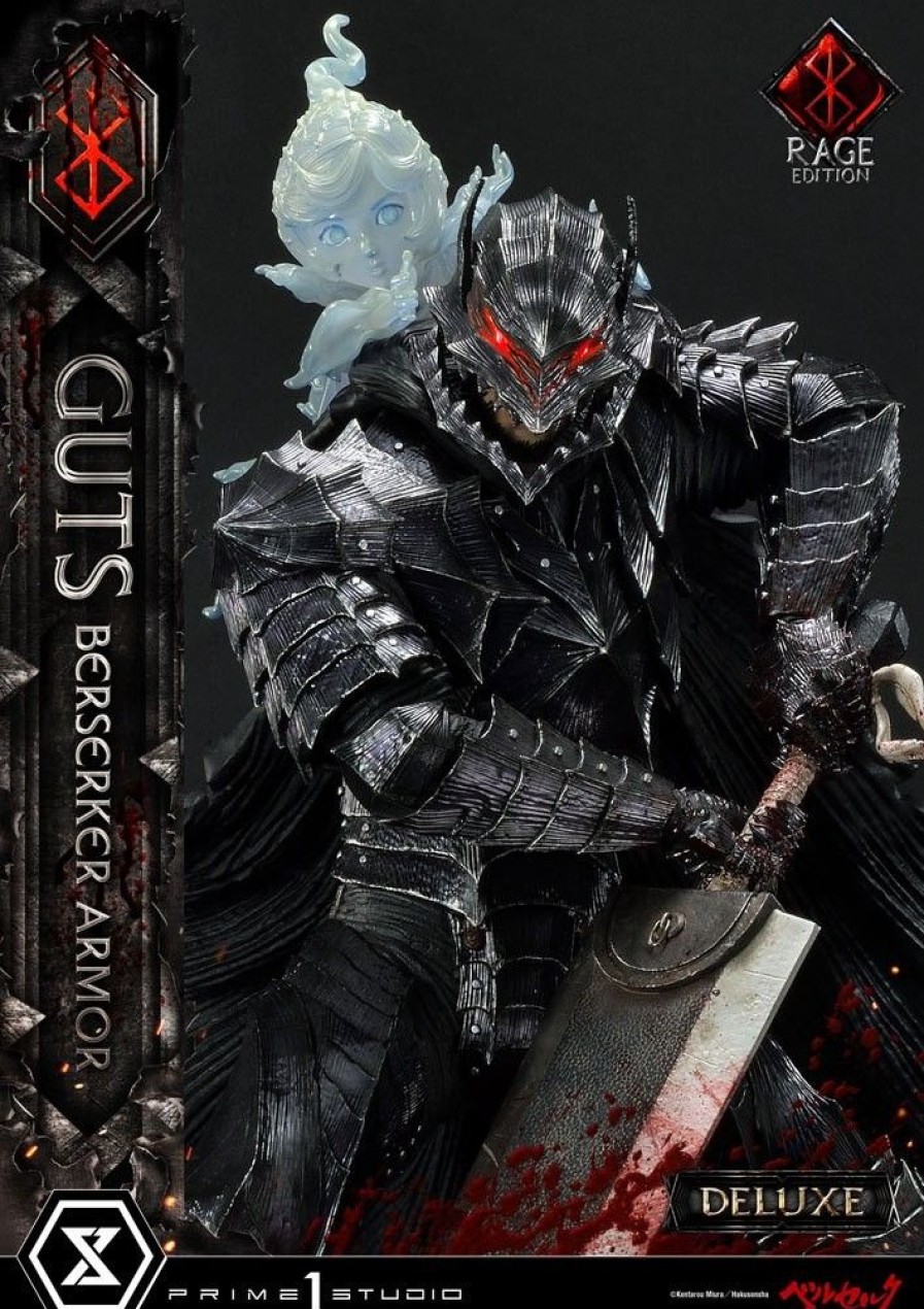 Shop Prime 1 Studio Premium Statues | Berserk - Guts Statue - Berserker Armor Version / Rage Edition - Deluxe Version: Prime 1 Studio