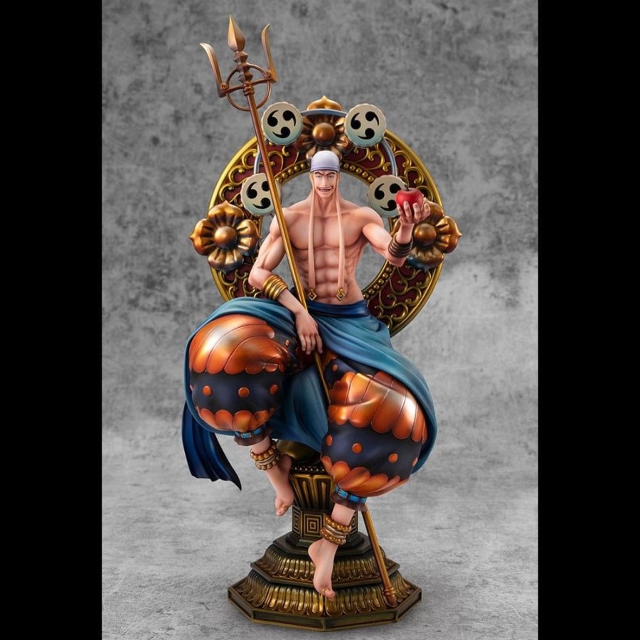 Shop MegaHouse Statues, Busts & Figures | One Piece - Enel Statue / - The Only God Of Skypiea - Neo Maximum P.O.P: Megahouse