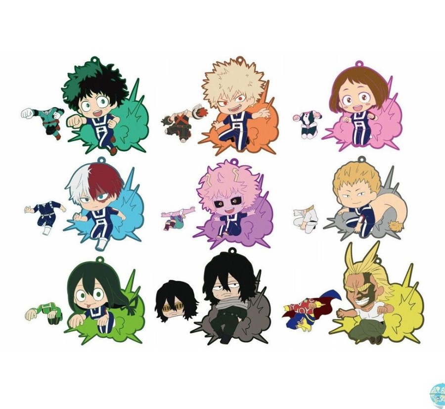 Shop Chara-Ani Keychain | My Hero Academia - 1X Gummi-Anhanger Blind-Box / Niitengomu 2: Chara-Ani