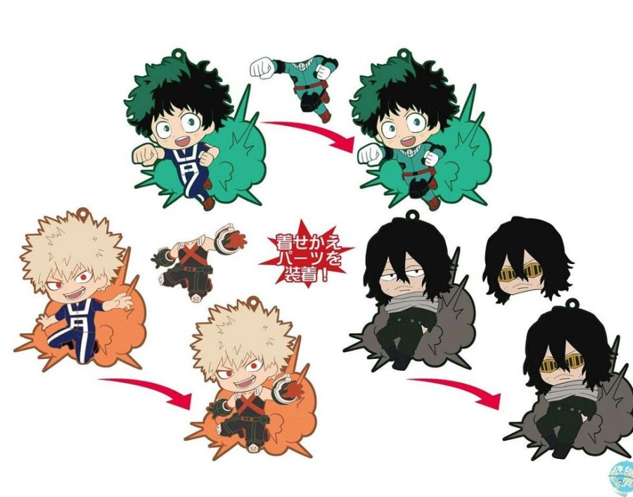 Shop Chara-Ani Keychain | My Hero Academia - 1X Gummi-Anhanger Blind-Box / Niitengomu 2: Chara-Ani