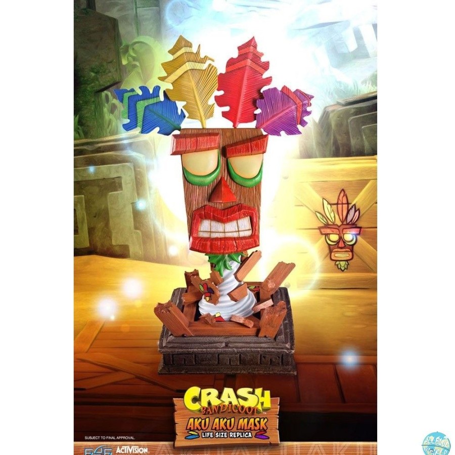 Shop First 4 Figures Replica | Crash Bandicoot - Aku Aku Maske Life-Size Replika: First 4 Figures