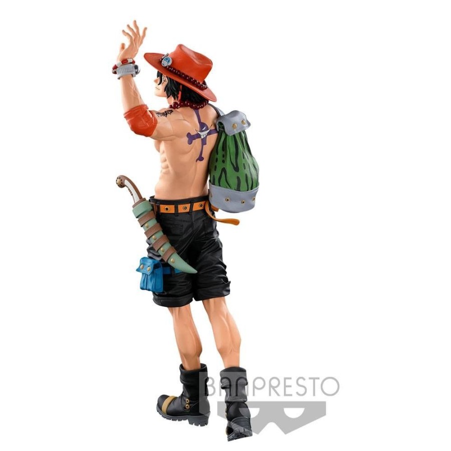 Shop Banpresto One Piece Figure | One Piece - Portgas D. Ace Statue / Bwfc 3 Super Master Stars Piece - The Original: Banpresto