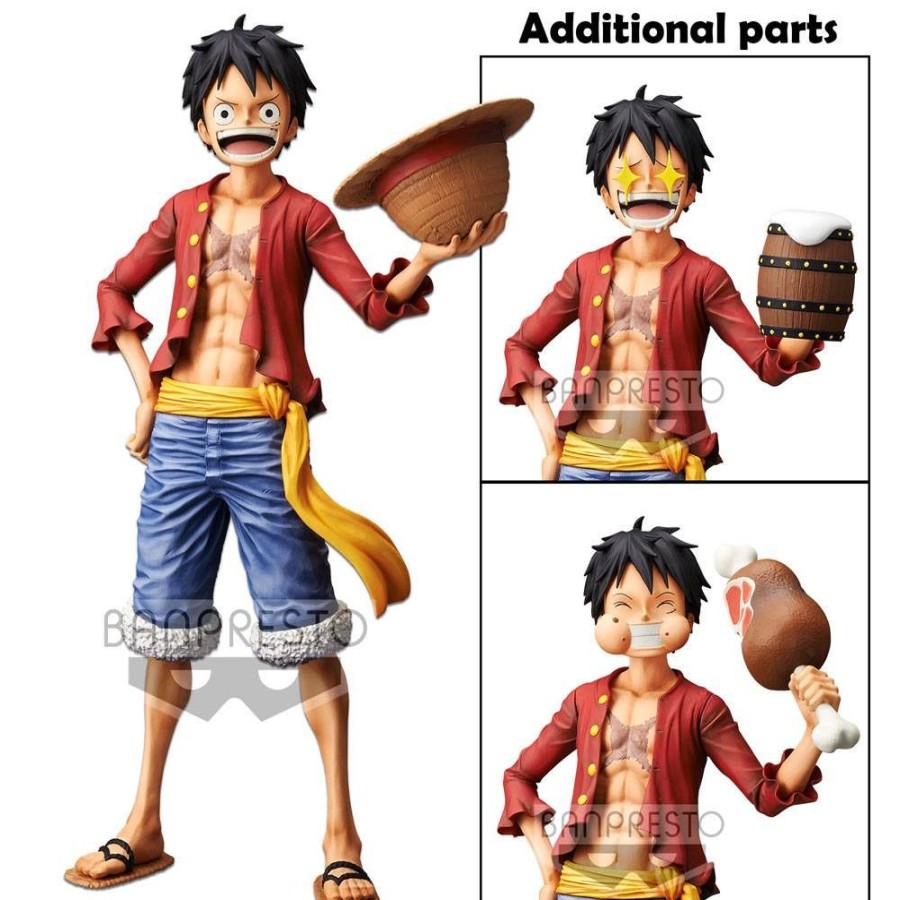 Shop Banpresto One Piece Figure | One Piece - Ruffy Figur / Grandista Nero: Banprest