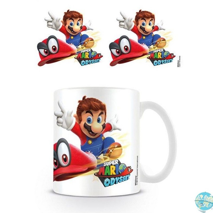 Shop Pyramide International Bags | Nintendo - Super Mario Odyssey Tasse - Cappy Throw: Pyramid