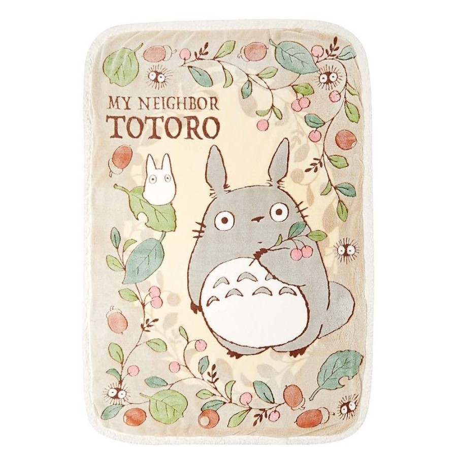 Shop Default Plushies/Pillows | Studio Ghibli Flanell - Fleecedecke Mein Nachbar Totoro Rosehips And Hazelnuts : Marushin