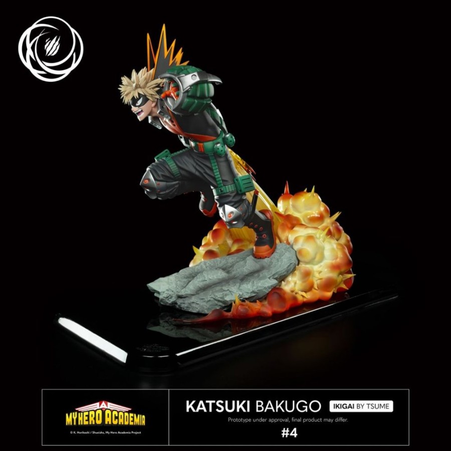 Shop Tsume Tsume Figuren & Statuen | My Hero Academia - Katsuki Bakugo Statue / Ikigai: Tsume