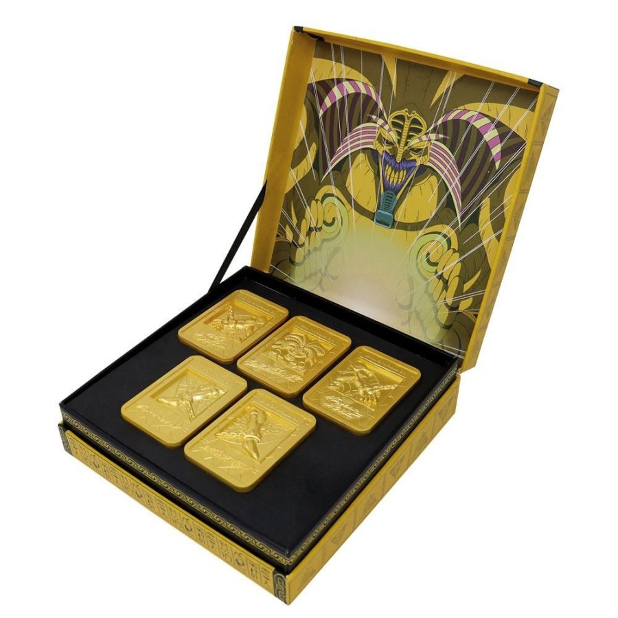 Shop FaNaTik Decoration | Yu-Gi-Oh! - Exodia The Forbidden One 5Er-Set Karten / Replika (Vergoldet): Fanatik