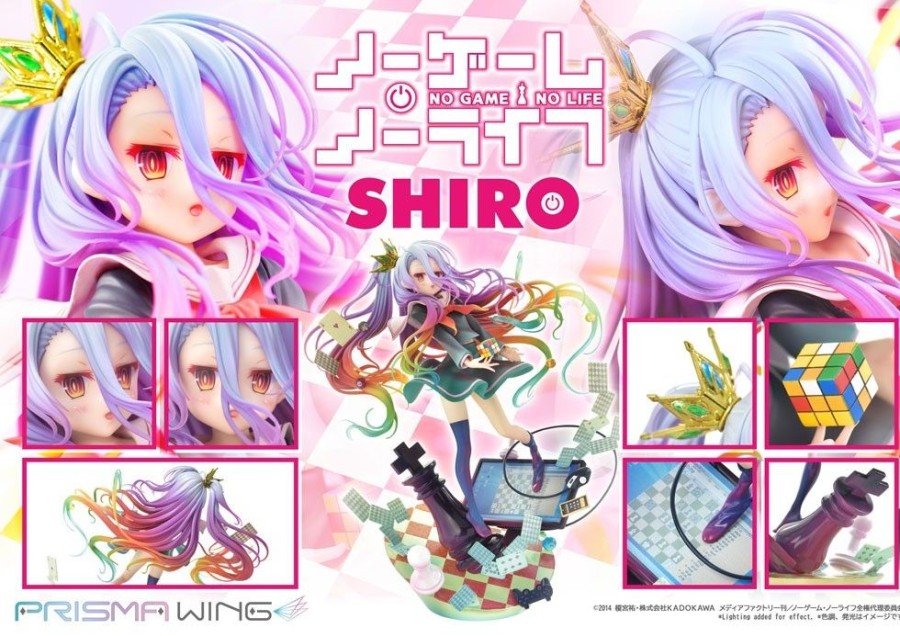 Shop Prime 1 Studio Premium Statues | No Game No Life - Shiro Statue / Prisma Wing: Prime 1 Studio