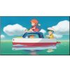 Shop Semic Postcards / Posters / Wallscrolls | Studio Ghibli - Ponyo - Das Grose Abenteuer Am Meer Holzdruck Ponyo & Sosuke: Semic