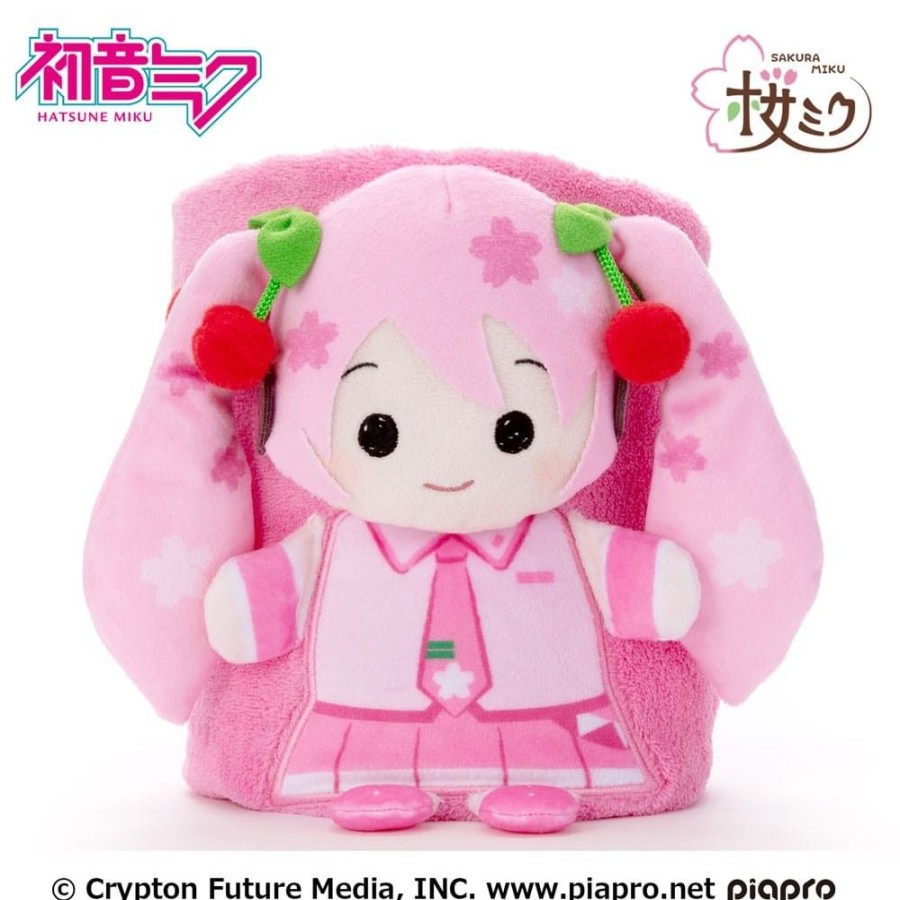 Shop Sega Plushies/Pillows | Hatsune Miku - Sakura Miku Pluschfigur Roll-Up: Sega