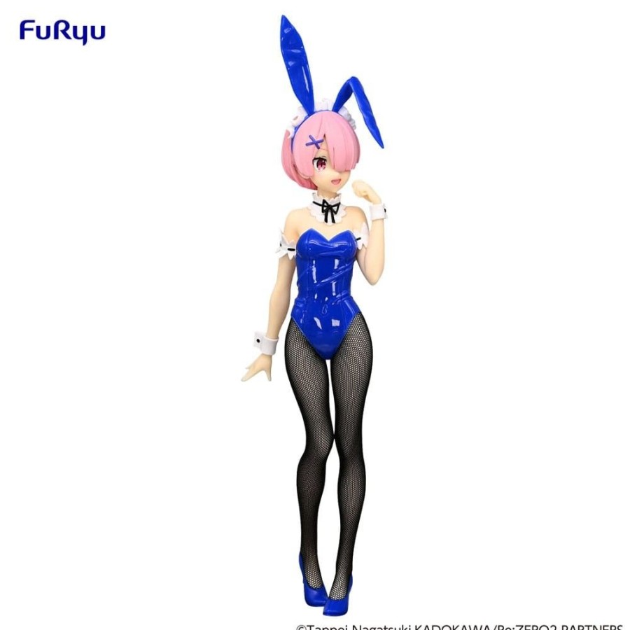 Shop Furyu Anime Prize Figures | Re:Zero - Ram Statue / Bicute Bunnies - Blue Color Ver.: Furyu