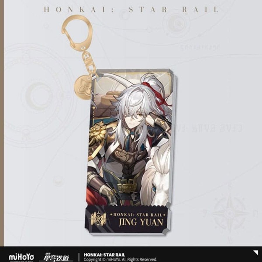 Shop MiHoYo Keychain | Honkai: - Star Rail Light Charakter Acryl Schlusselanhanger / Jing Yuan: Mihoyo