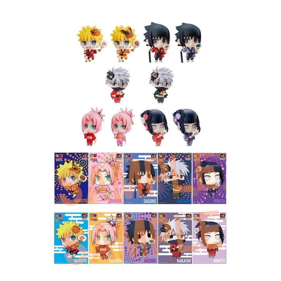 Shop MegaHouse Collectibles | Naruto Shippuden - 10Er-Pack Sammelfiguren / Petit Chara Land - 10Th Anniversary Version: Megahouse