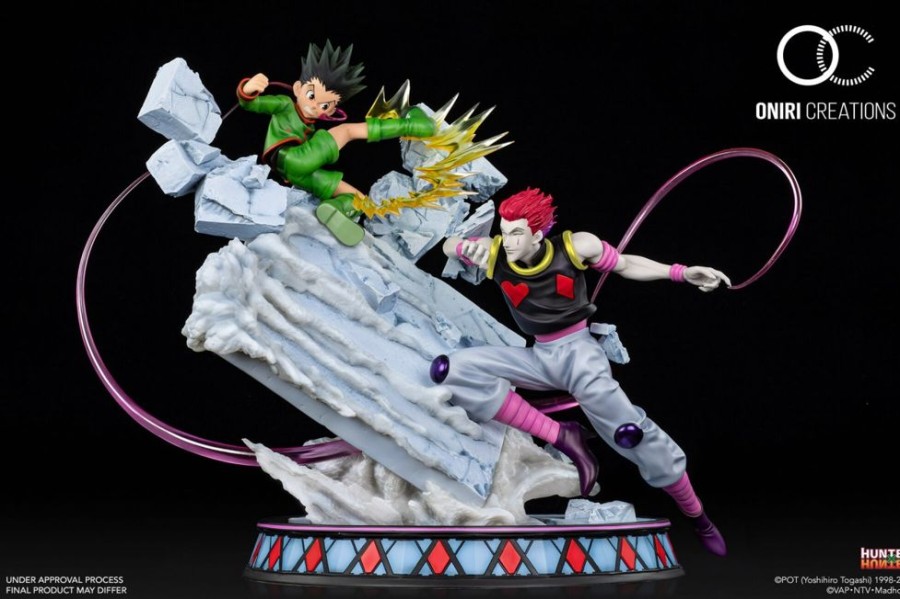 Shop Oniri Creations Premium Statuen | Hunter X Hunter - Gon Vs Hisoka Diorama / Battle At The Heavens Arena: Oniri Creations