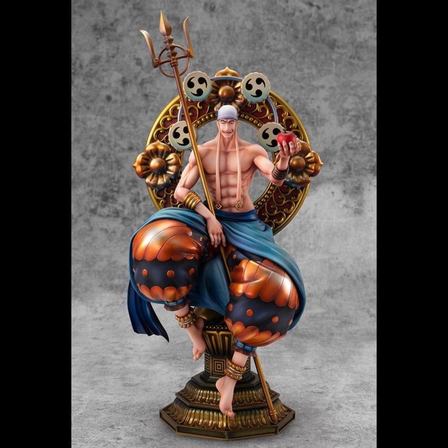 Shop MegaHouse One Piece Figuren | One Piece - Enel Statue / - The Only God Of Skypiea - Neo Maximum P.O.P: Megahouse