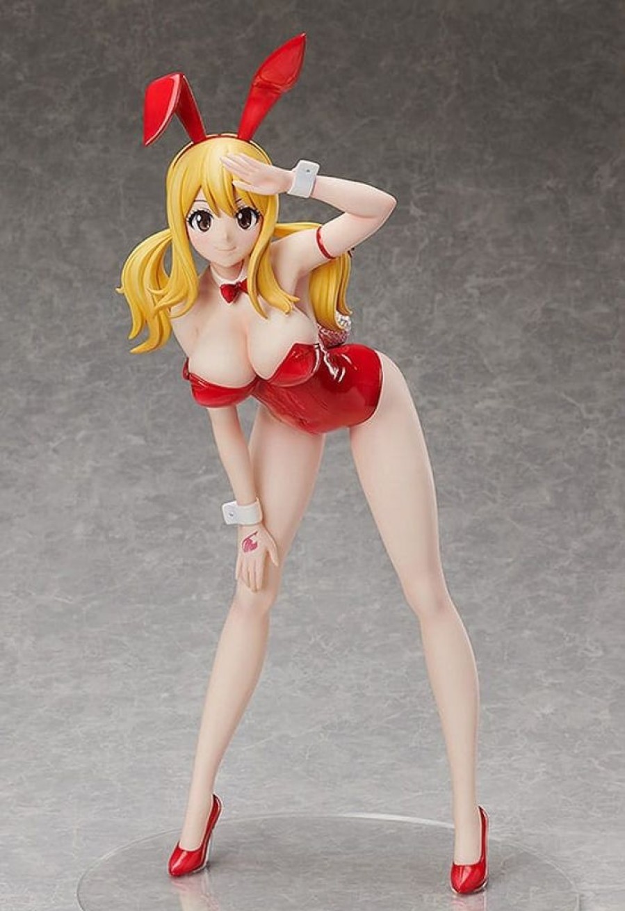 Shop FREEing Statues, Busts & Figures | Fairy Tail - Lucy Heartfilia Statue / Bare Leg Bunny Version: Freeing