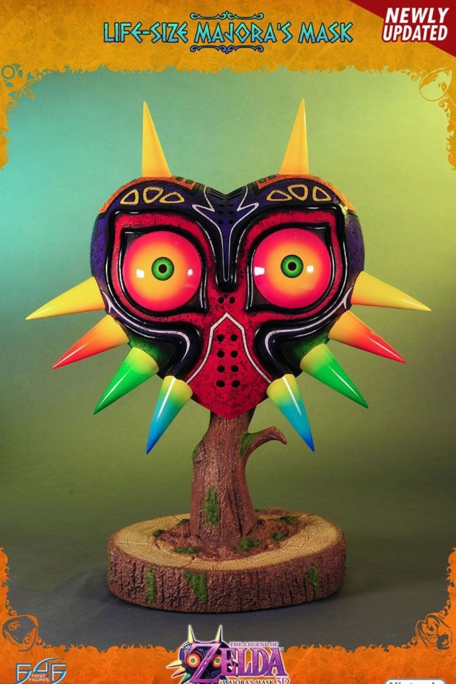 Shop First 4 Figures Replica | The Legend Of Zelda Majora'S Mask 3D - Majoras Maske Life-Size Replika: First 4 Figures