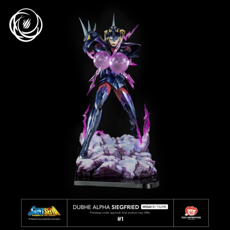 Shop Tsume Premium Statues | Saint Seiya - Dubhe Alpha Siegfried Statue / Ikigai: Tsume